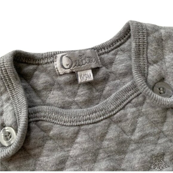 Quiltex Star Embroidered Quilted Romper 6-9 Months - Picture 4 of 6